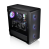 Boitier Moyen Tour E-ATX Thermaltake S250 TG RGB avec panneau vitré (Noir)