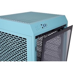 Boitier Mini Tour Mini ITX Thermaltake The Tower 200 avec panneaux vitrés (Bleu)