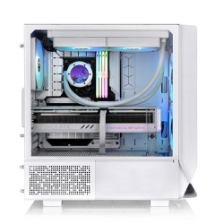 Boitier Moyen Tour E-ATX Thermaltake Ceres 330 TG RGB avec panneau vitré (Blanc)