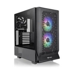 Boitier Moyen Tour E-ATX Thermaltake Ceres 330 TG RGB avec panneau vitré (Noir)