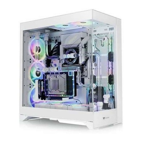 Boitier Moyen Tour E-ATX Thermaltake Centralized Thermal Efficiency E600 MX avec panneaux vitrés (Blanc)