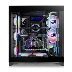 Boitier Moyen Tour E-ATX Thermaltake Centralized Thermal Efficiency E600 MX RGB avec panneaux vitrés (Noir)