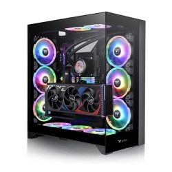 Boitier Moyen Tour E-ATX Thermaltake Centralized Thermal Efficiency E600 MX RGB avec panneaux vitrés (Noir)