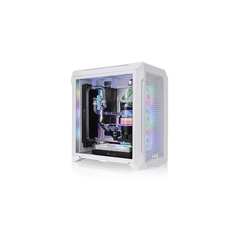 Boitier Moyen Tour E-ATX Thermaltake Centralized Thermal Efficiency C700 Air avec panneaux vitrés (Blanc)