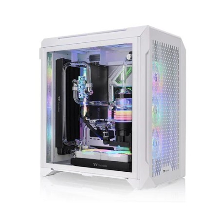 Boitier Moyen Tour E-ATX Thermaltake Centralized Thermal Efficiency C700 Air avec panneaux vitrés (Blanc)