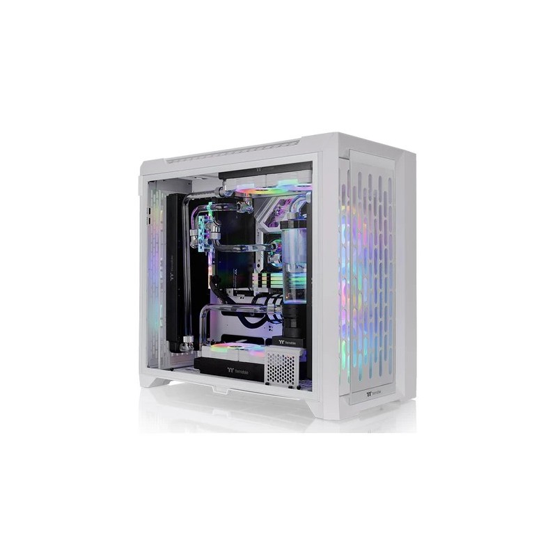 Boitier Grand Tour E-ATX Thermaltake Centralized Thermal Efficiency C750 TG RGB avec panneaux vitrés (Blanc)