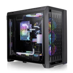 Boitier Grand Tour E-ATX Thermaltake Centralized Thermal Efficiency C750 TG RGB avec panneaux vitrés (Noir)