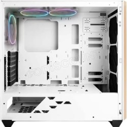 Boitier Moyen Tour E-ATX InWin 216 RGB avec panneau vitré + alimentation 750W (Blanc)