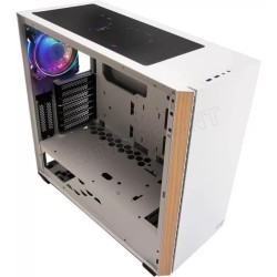 Boitier Moyen Tour E-ATX InWin 216 RGB avec panneau vitré + alimentation 750W (Blanc)