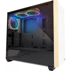 Boitier Moyen Tour E-ATX InWin 216 RGB avec panneau vitré + alimentation 750W (Blanc)