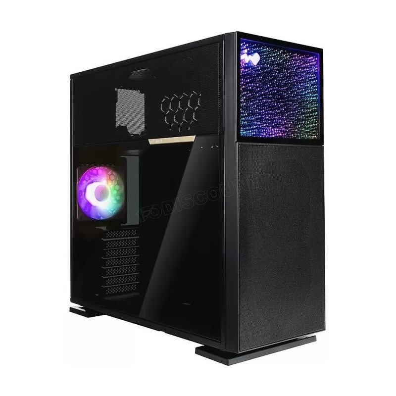 Boitier Moyen Tour E-ATX InWin N515 Nebula Ultra Cooling Edition RGB avec panneau vitré (Noir)