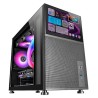 Boitier Mini Tour Micro ATX Mars Gaming MC-LCD avec panneau vitré (Noir)