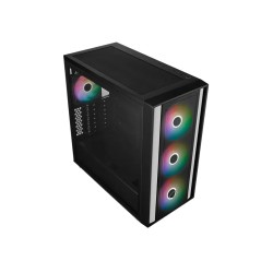 Boitier Moyen Tour ATX Cooler Master MasterBox 600 RGB avec panneau vitré (Blanc)