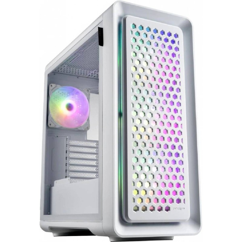 Boitier Grand Tour ATX FSP CUT593P RGB avec panneau vitré (Blanc)