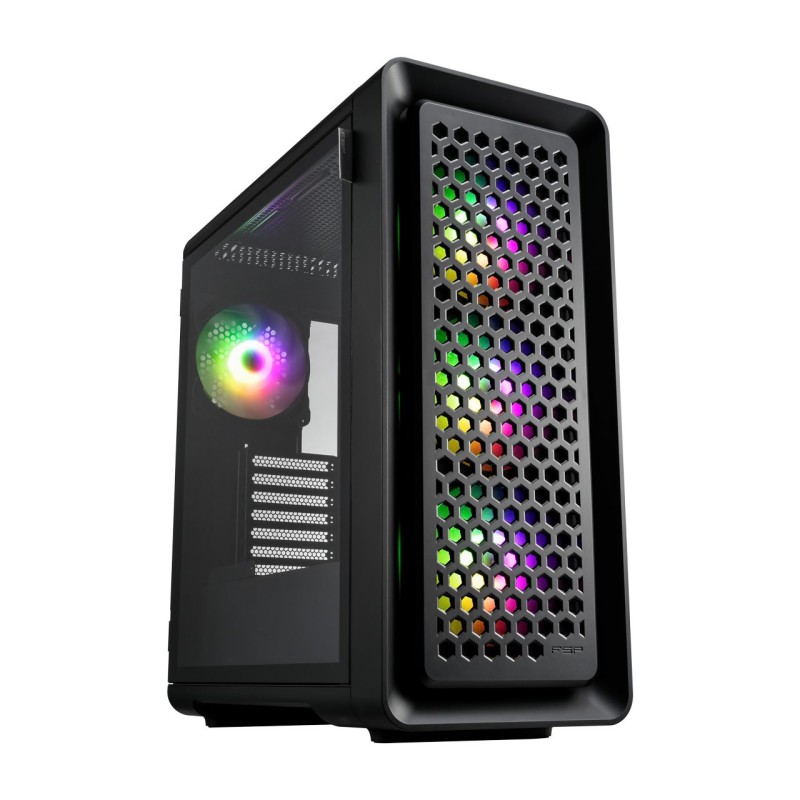 Boitier Grand Tour ATX FSP CUT593P RGB avec panneau vitré (Noir)