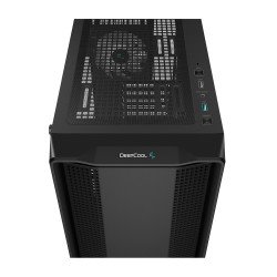 Boitier Moyen Tour ATX DeepCool CC560 RGB avec panneau vitré (Noir)