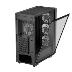 Boitier Moyen Tour ATX DeepCool CC560 RGB avec panneau vitré (Noir)