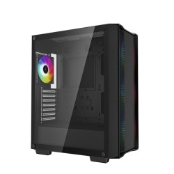 Boitier Moyen Tour ATX DeepCool CC560 RGB avec panneau vitré (Noir)