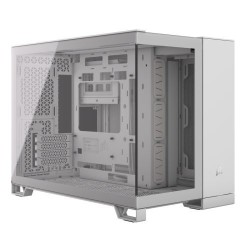 Boitier Mini Tour Micro ATX Corsair 2500X avec panneaux vitrés (Blanc)