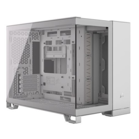 Boitier Mini Tour Micro ATX Corsair 2500X avec panneaux vitrés (Blanc)