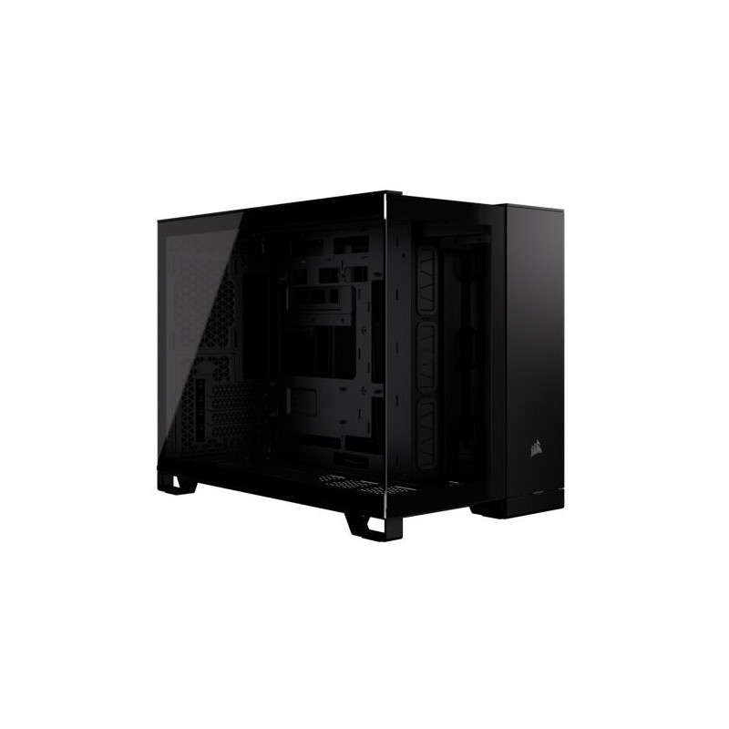 Boitier Mini Tour Micro ATX Corsair 2500X avec panneaux vitrés (Noir)