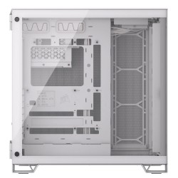 Boitier Moyen Tour E-ATX Corsair 6500D Airflow RGB avec panneau vitré (Blanc)