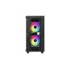 Boitier Mini Tour Micro ATX DeepCool CC360 RGB avec panneau vitré (Noir)