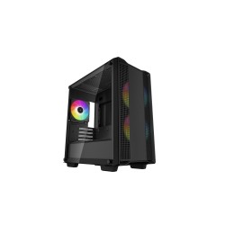 Boitier Mini Tour Micro ATX DeepCool CC360 RGB avec panneau vitré (Noir)