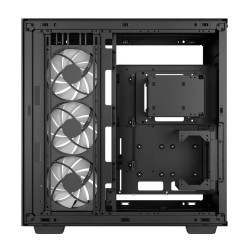 Boitier Moyen Tour ATX DeepCool CH780 RGB avec panneaux vitrés (Noir)