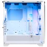 Boitier Moyen Tour ATX MSI MPG Gungnir 300R Airflow RGB avec panneaux vitrés (blanc)