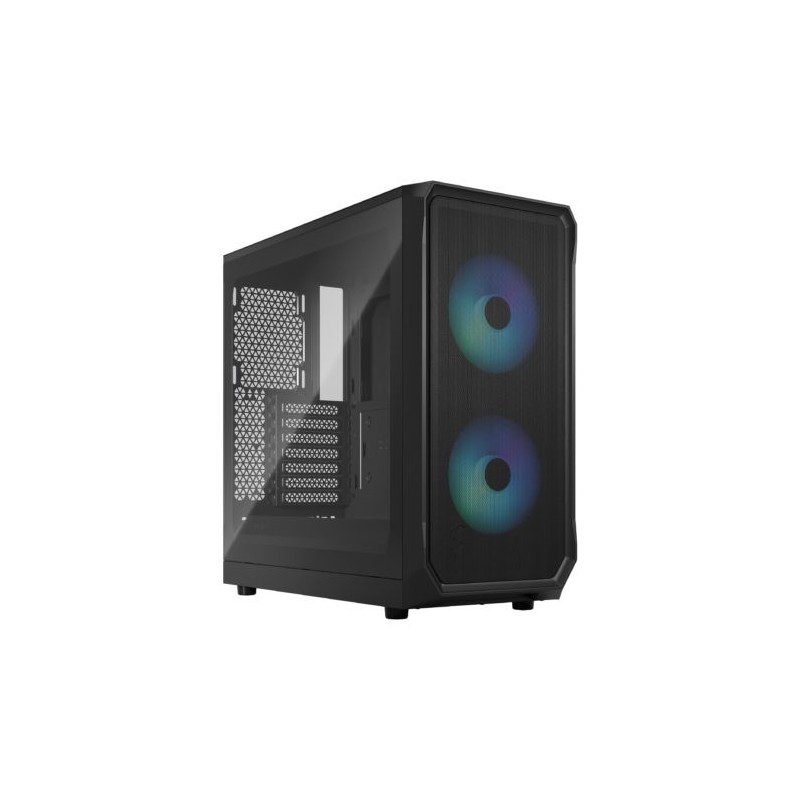 Boitier Moyen Tour ATX Fractal Design Focus 2 RGB avec panneau vitré (Noir)