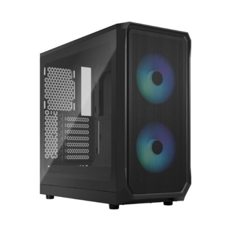 Boitier Moyen Tour ATX Fractal Design Focus 2 RGB avec panneau vitré (Noir)