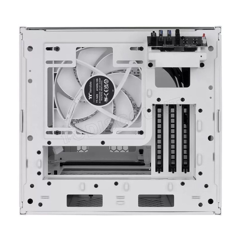 Boitier Mini Tour Mini ITX Thermaltake The Tower 200 avec panneaux vitrés (Blanc)