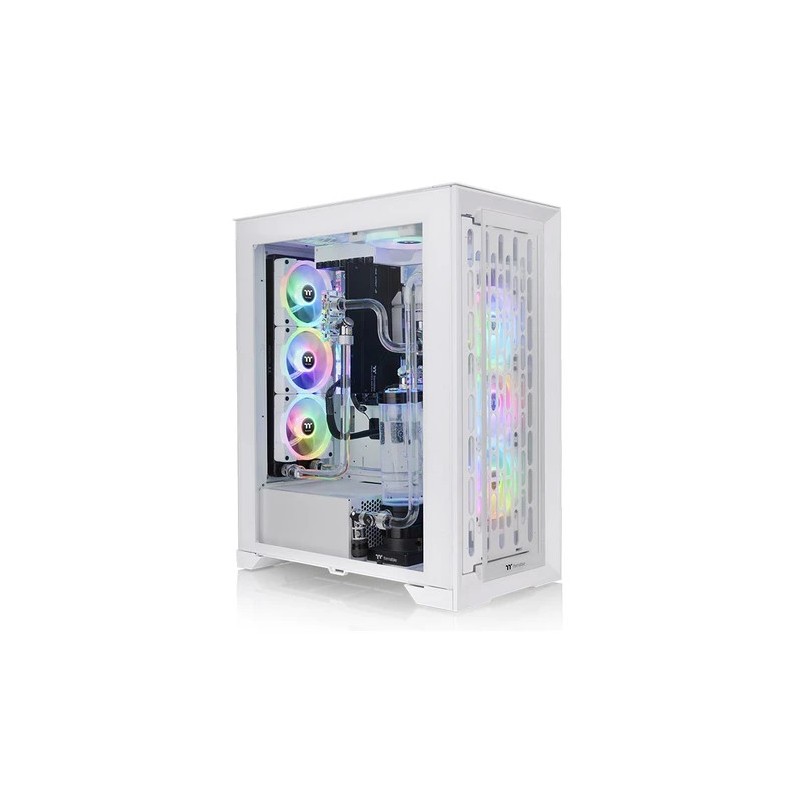 Boitier Grand Tour E-ATX Thermaltake Centralized Thermal Efficiency T500 TG RGB avec panneaux vitrés (Blanc)