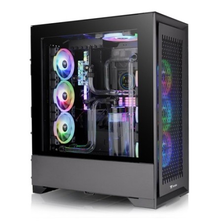 Boitier Grand Tour E-ATX Thermaltake Centralized Thermal Efficiency T500 TG RGB avec panneaux vitrés (Noir)