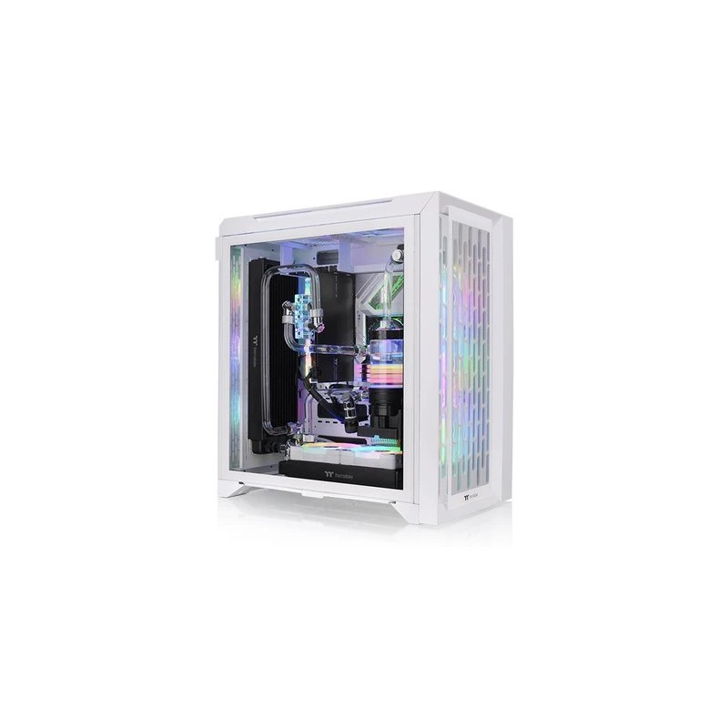 Boitier Moyen Tour E-ATX Thermaltake Centralized Thermal Efficiency C700 TG RGB avec panneaux vitrés (Blanc)