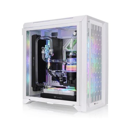 Boitier Moyen Tour E-ATX Thermaltake Centralized Thermal Efficiency C700 TG RGB avec panneaux vitrés (Blanc)