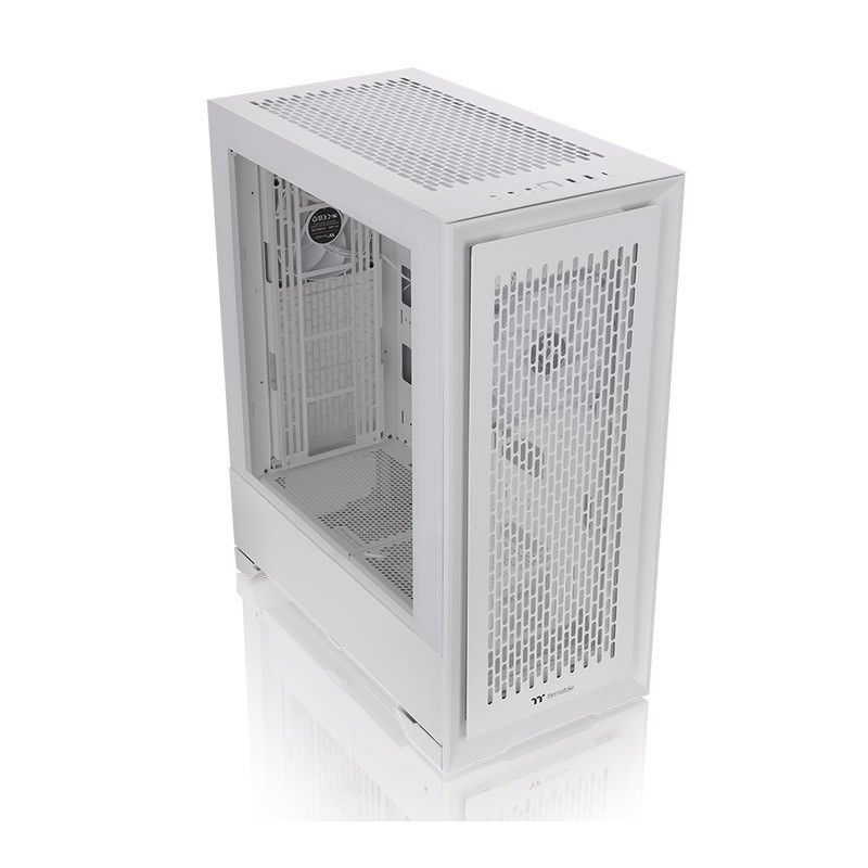 Boitier Moyen Tour E-ATX Corsair 5000D Core Airflow avec panneau vitré  (Blanc)