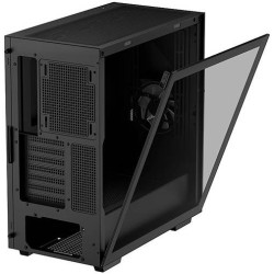 Boitier Moyen Tour ATX DeepCool Cyclops RGB avec panneau vitré (Noir)