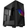 Boitier Moyen Tour ATX DeepCool Cyclops RGB avec panneau vitré (Noir)