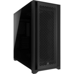 Boitier Moyen Tour E-ATX Corsair 5000D Core Airflow avec panneau vitré (Noir)