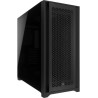 Boitier Moyen Tour E-ATX Corsair 5000D Core Airflow avec panneau vitré (Noir)