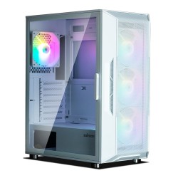 Boitier Moyen Tour ATX Zalman I3 Neo aRGB avec panneau vitré (Blanc)