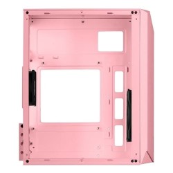 Boitier Mini Tour Micro ATX Mars Gaming MC-S1 RGB avec panneau vitré (Rose)