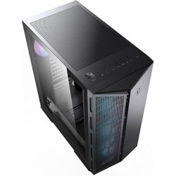 Boitier Moyen Tour ATX MSI MPG Gungnir 111R RGB avec panneaux vitrés (Noir)