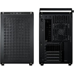 Boitier Moyen Tour E-ATX Cooler Master Qube 500 Flatpack avec panneau vitré (Noir)