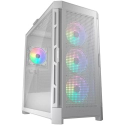 Boitier Moyen Tour E-ATX Cougar DuoFace Pro RGB avec panneaux vitrés (Blanc)