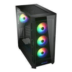 Boitier Moyen Tour E-ATX Cougar DuoFace Pro RGB avec panneaux vitrés (Noir)