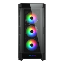 Boitier Moyen Tour E-ATX Cougar DuoFace Pro RGB avec panneaux vitrés (Noir)