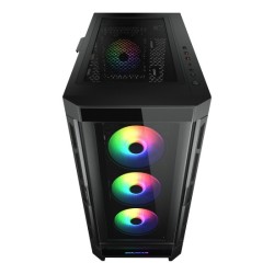 Boitier Moyen Tour E-ATX Cougar DuoFace Pro RGB avec panneaux vitrés (Noir)